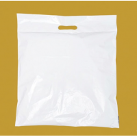 Білий Кур'єрський Пакет з ручкою 40х40см 40 см клапан З Вашим Логотипом