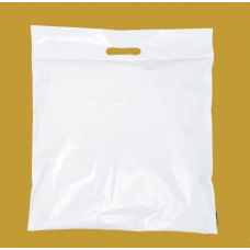 Білий Кур'єрський Пакет з ручкою 40х40см 40 см клапан З Вашим Логотипом