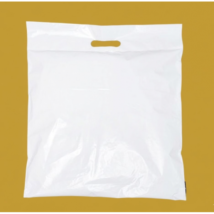 Білий Кур'єрський Пакет з ручкою 40х40см 40 см клапан З Вашим Логотипом