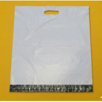 Білий Кур'єрський Пакет з ручкою 40х40см 40 см клапан З Вашим Логотипом