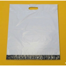 Білий Кур'єрський Пакет з ручкою 40х40см 40 см клапан З Вашим Логотипом