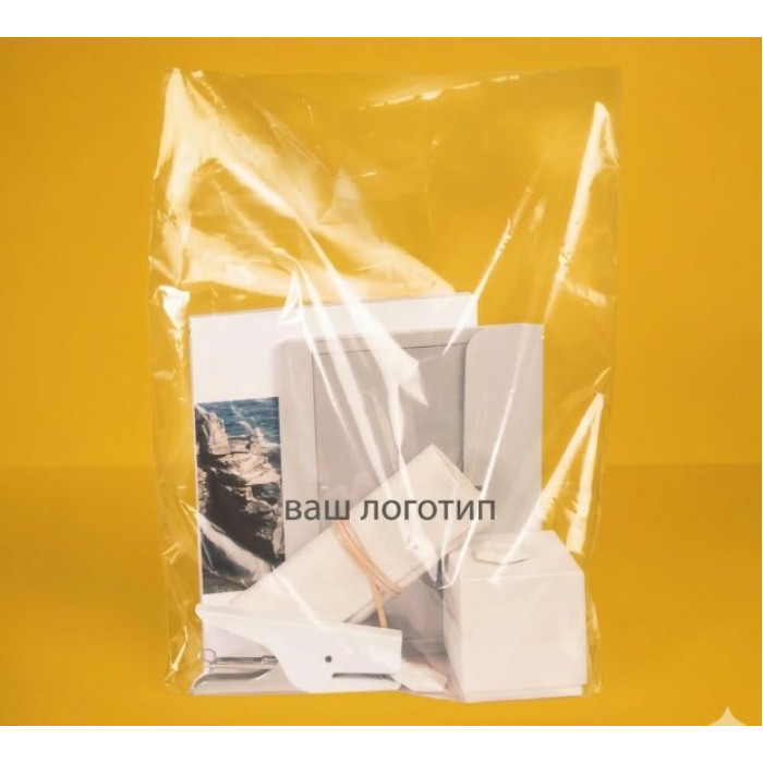 Прозорий Кур'єрський Пакет 24х32см 40 см клапан З Вашим Логотипом