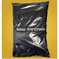 Черный Курьерский Пакет 60х40см 40см клапан С Вашим Логотипом