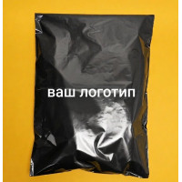 Czarna torba kurierska 30x40cm 40 cm klapa z Twoim logo