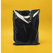 Чорний Кур'єрський Пакет 24х32см 40 см клапан З Вашим Логотипом