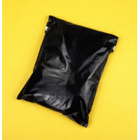 Чорний Кур'єрський Пакет 24х32см 40 см клапан З Вашим Логотипом