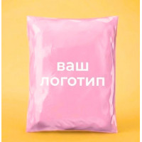Ніжно-рожевий Кур'єрський Пакет 24х32см 40 см клапан З Вашим Логотипом