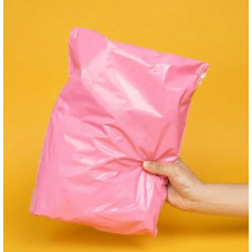 Рожевий Кур'єрський Пакет 30х40см 40 см клапан З Вашим Логотипом