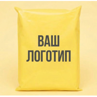 Żółta paczka kurierska 24x32cm 40cm Klapa z Twoim logo