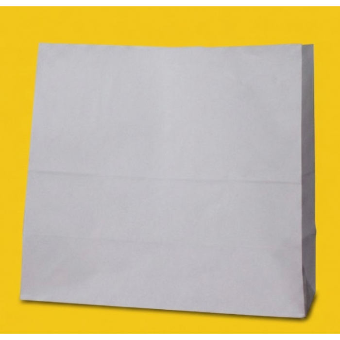 Крафт Пакет З Вашим Логотипом Білого Кольору 32х30cм Без ручок 