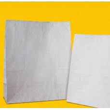 Крафт Пакет З Вашим Логотипом Білого Кольору 32х42cм Без ручок 