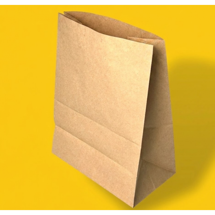 Крафт Пакет З Вашим Логотипом Бурого Кольору 25х35cм Без ручок 