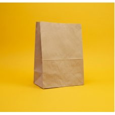 Крафт Пакет З Вашим Логотипом Бурого Кольору 25х35cм Без ручок 