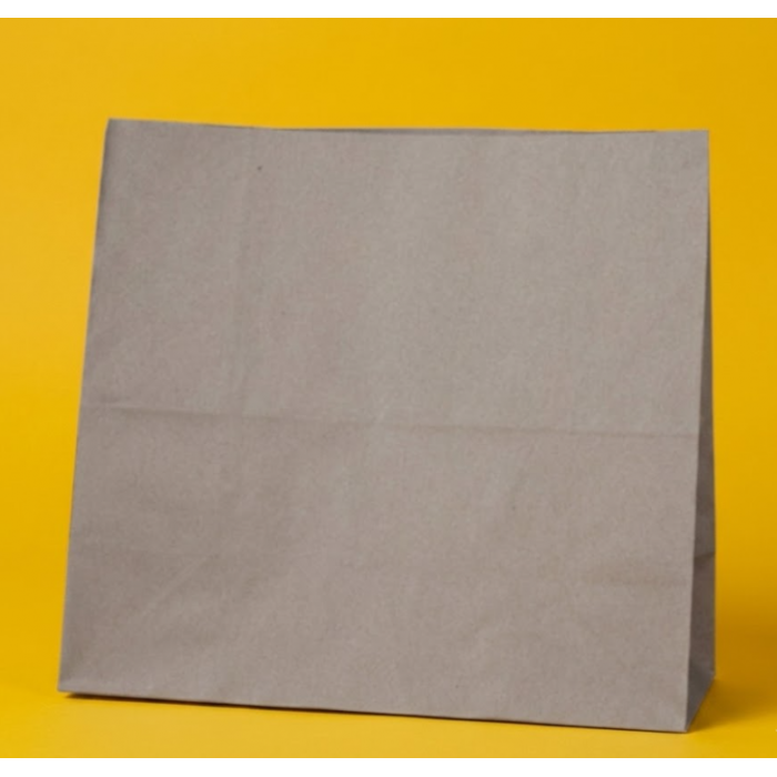 Крафт Пакет З Вашим Логотипом Бурого Кольору 32х30cм Без ручок 