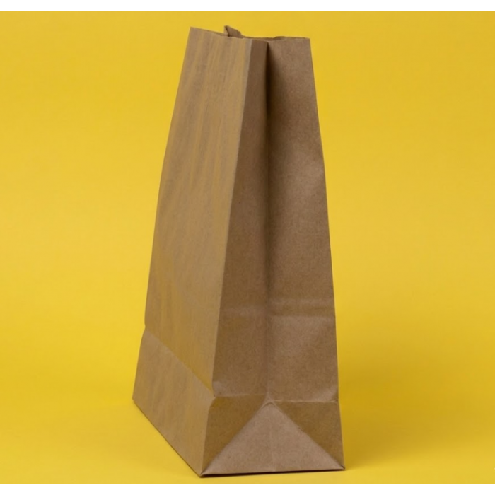 Крафт Пакет З Вашим Логотипом Бурого Кольору 32х42cм Без ручок 