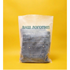 Фасувальний Матовий Прозорий Пакет 40х60см З Вашим Логотипом