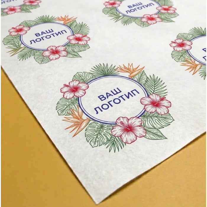 Wydruk pełnokolorowy na białym papierze bibułowym Rozmiar 70x51,5 cm