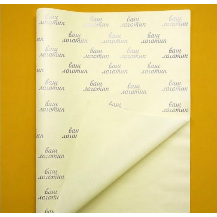 Papier bibułkowy 22g 50x70cm z Twoim logo Kość słoniowa