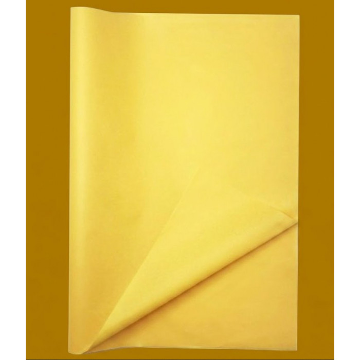 Papier bibułkowy 22g 50x70cm z Twoim logo ciepły żółty