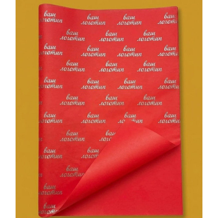 Papier Chusteczka 22g 50x70cm Z Twoim Logo Czerwony