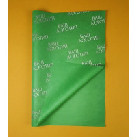 Papier bibułkowy 22g 50x70cm z Twoim logo zielony