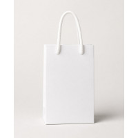Torba kartonowa biala pionowa 16x12x6 cm