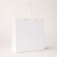 Torba kartonowa biala pionowa 28x32x11.5 cm