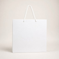 Torba kartonowa biala pionowa 28x32x11.5 cm