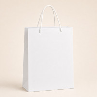 Torba kartonowa biala pionowa 28x40x12 cm