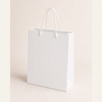 Torba kartonowa biala pionowa 28x40x12 cm