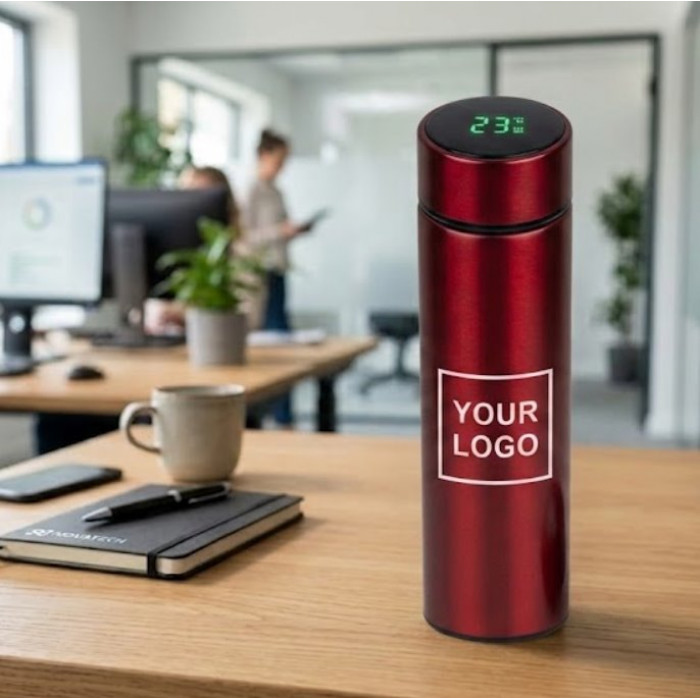 Inteligentny termos (500 ml) SMART z ekranem LED i indywidualnym logo