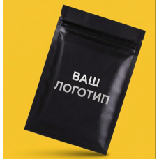 Зіп-пакет ЧОРНИЙ 20х25 см з вашим логотипом