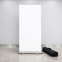 Roll-up стенд 80х200 см Преміум — акуратний вигляд для офісу та івентів
