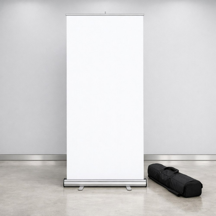 Roll-up стенд 80х200 см Преміум — акуратний вигляд для офісу та івентів