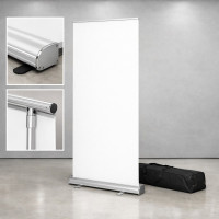 Roll-up стенд 80х200 см Преміум — акуратний вигляд для офісу та івентів