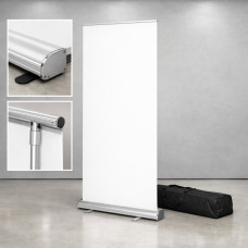 Roll-up стенд 80х200 см Преміум — акуратний вигляд для офісу та івентів