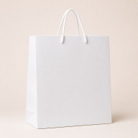 Torba kartonowa biala pionowa 32x25x13 cm